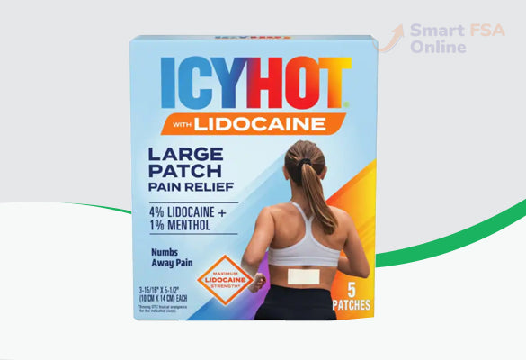 Icy Hot Patch with Lidocaine, 5 ct.