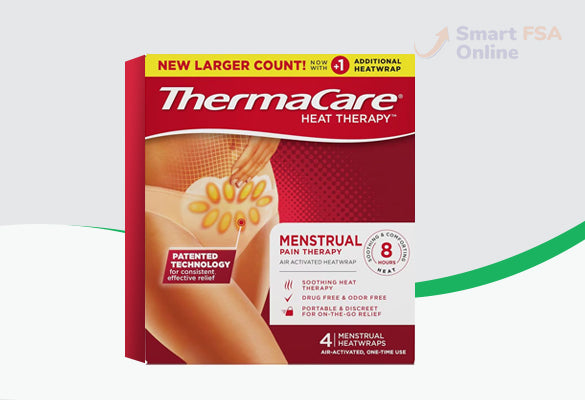 ThermaCare Menstrual Pain Relief Heatwraps, 4 ct.