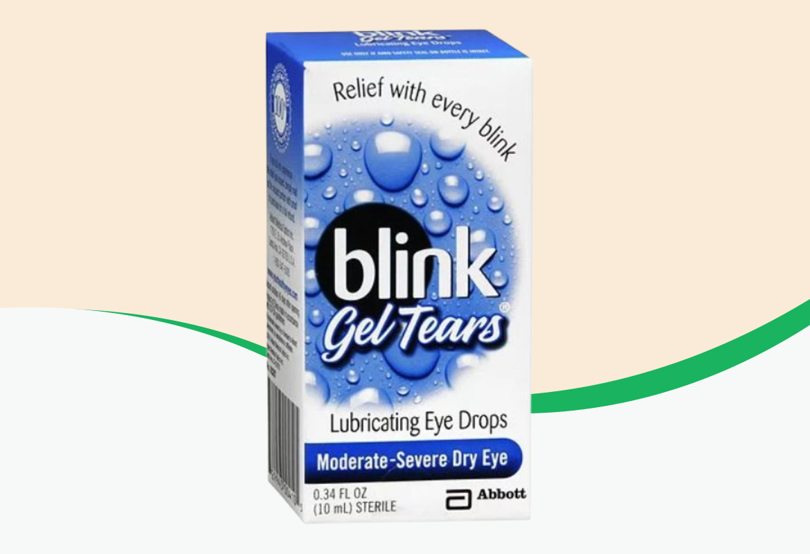 Bausch + Lomb Blink GelTears Lubricating Eye Drops, 0.34 fl oz.