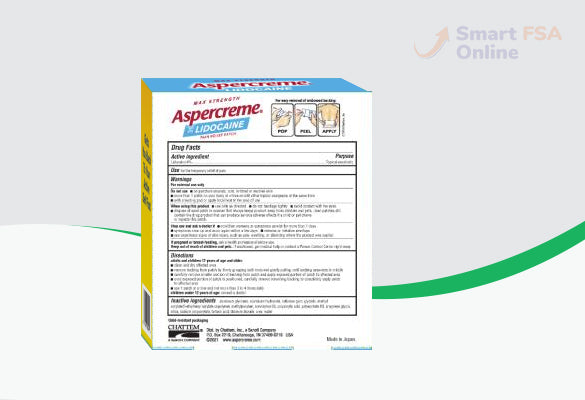 Aspercreme with 4% Lidocaine Patch, 5 ct.
