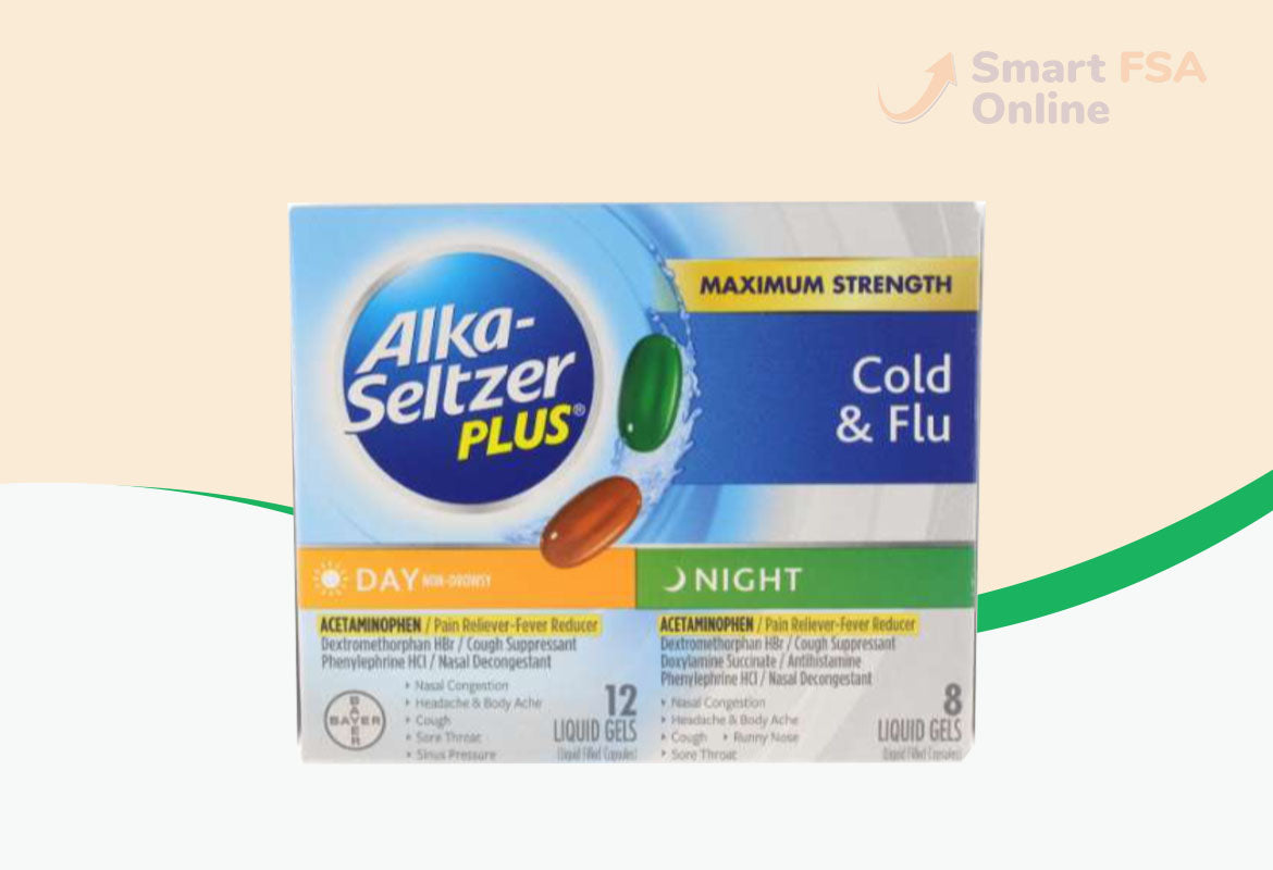 Alka-Seltzer Plus PowerMax Gels, Cold & Flu, Day & Night, 20 ct.
