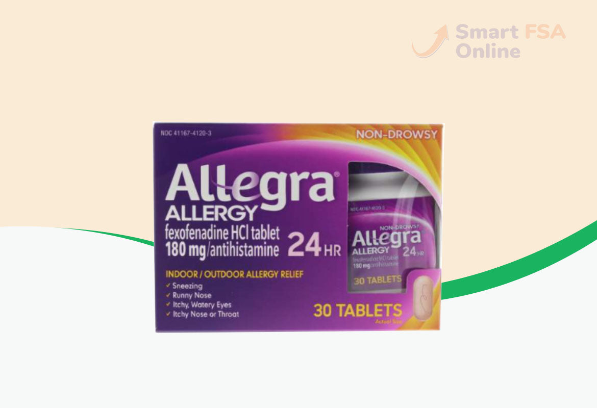 Allegra 24-Hour Indoor & Outdoor Allergy Relief Tablets