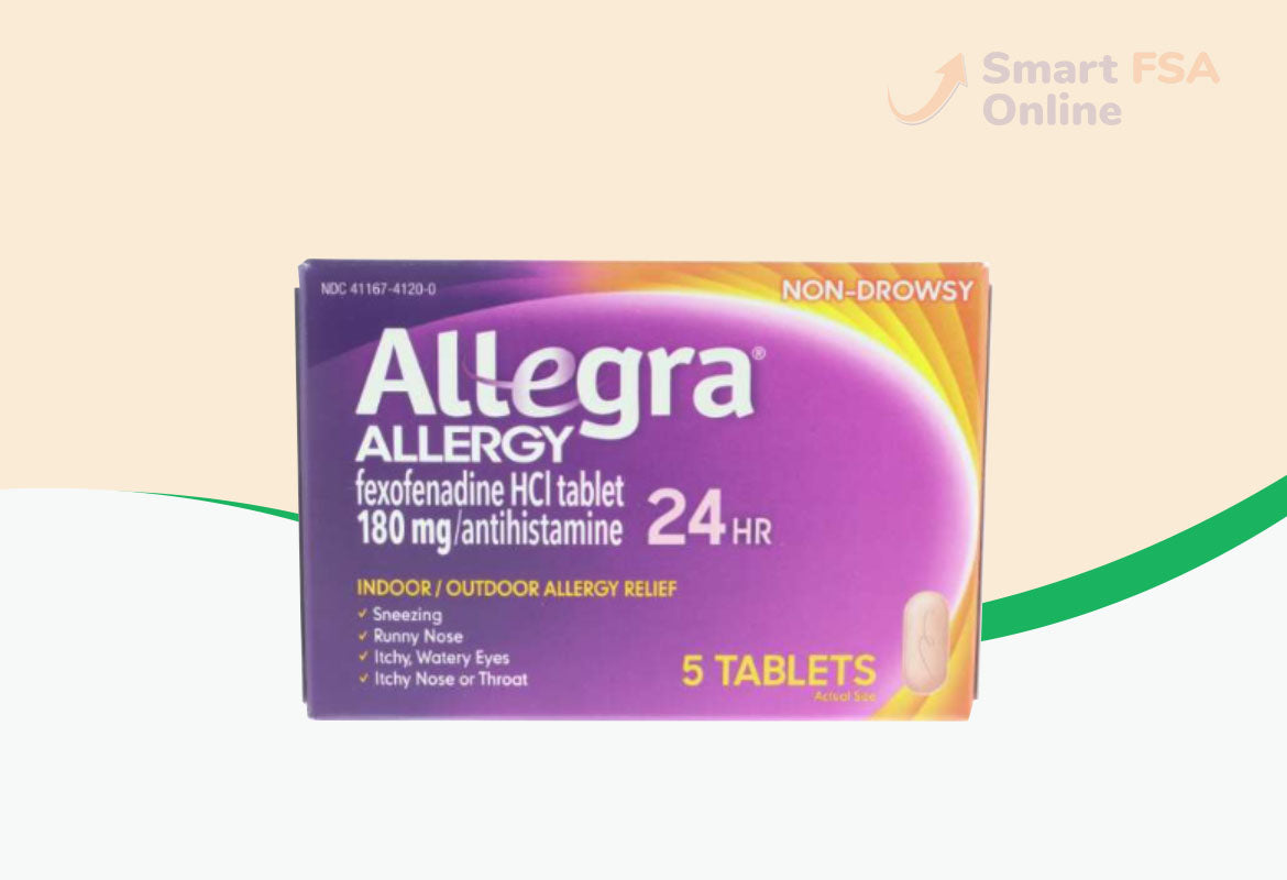 Allegra 24-Hour Indoor & Outdoor Allergy Relief Tablets