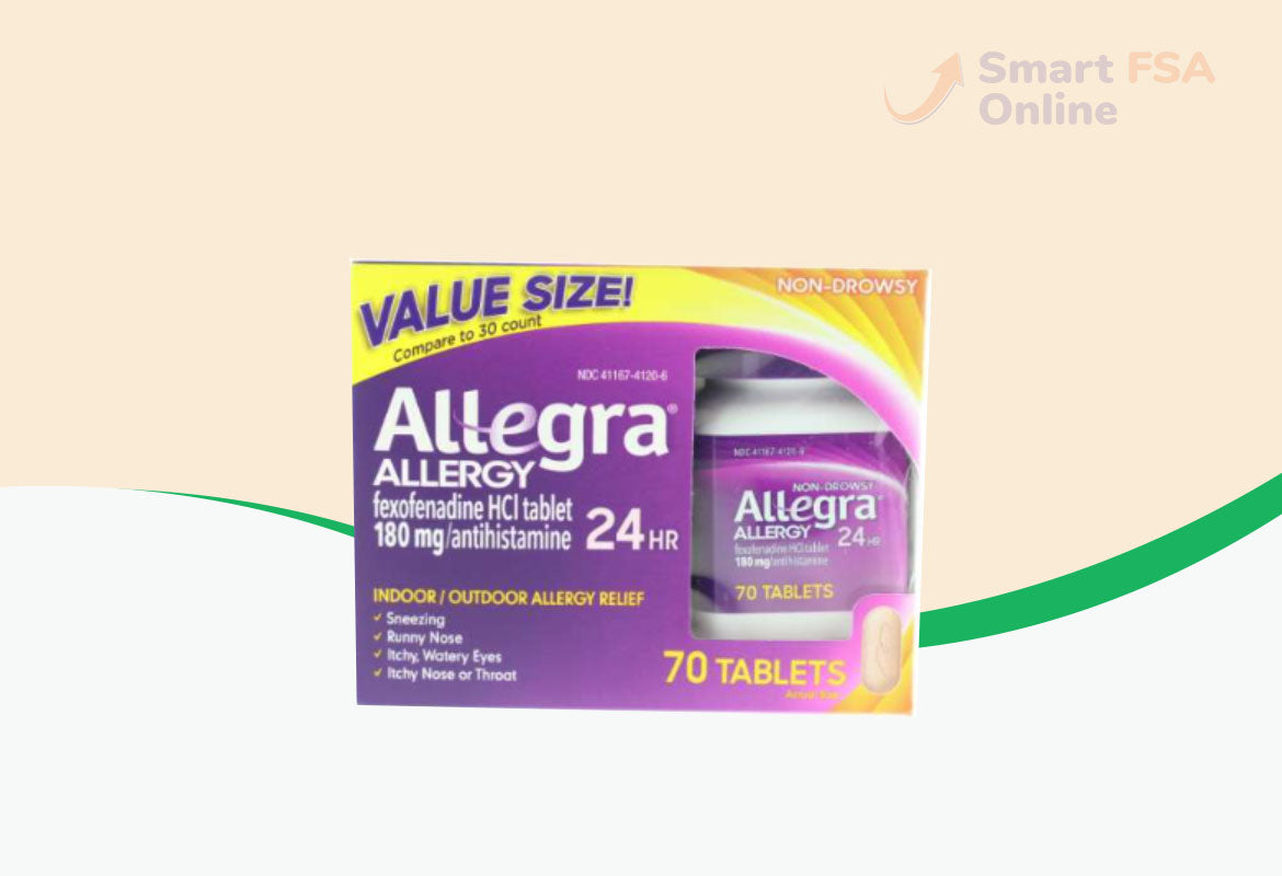 Allegra 24-Hour Indoor & Outdoor Allergy Relief Tablets