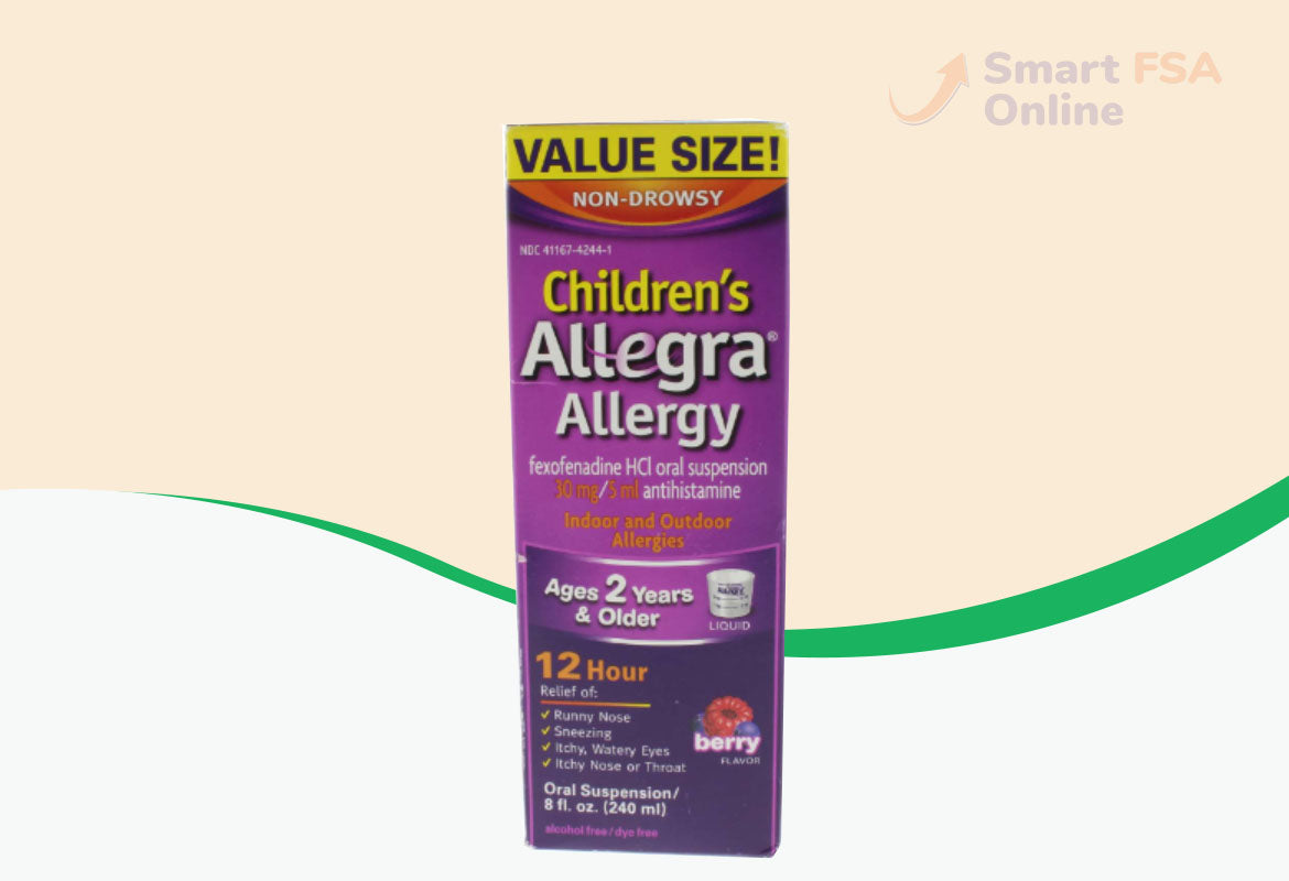 Allegra Children's 12HR, Berry Flavor, 8 oz.