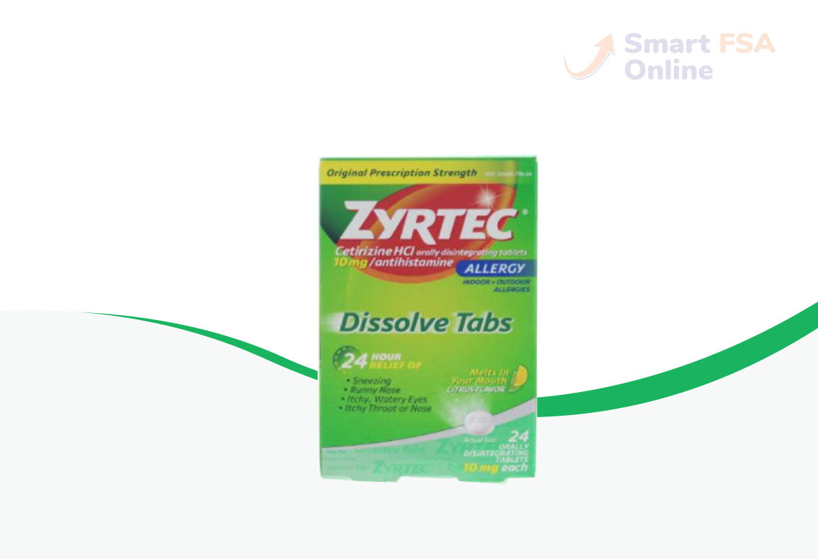 Children's Zyrtec 10 mg Dissolve Tabs, Citrus Flavor