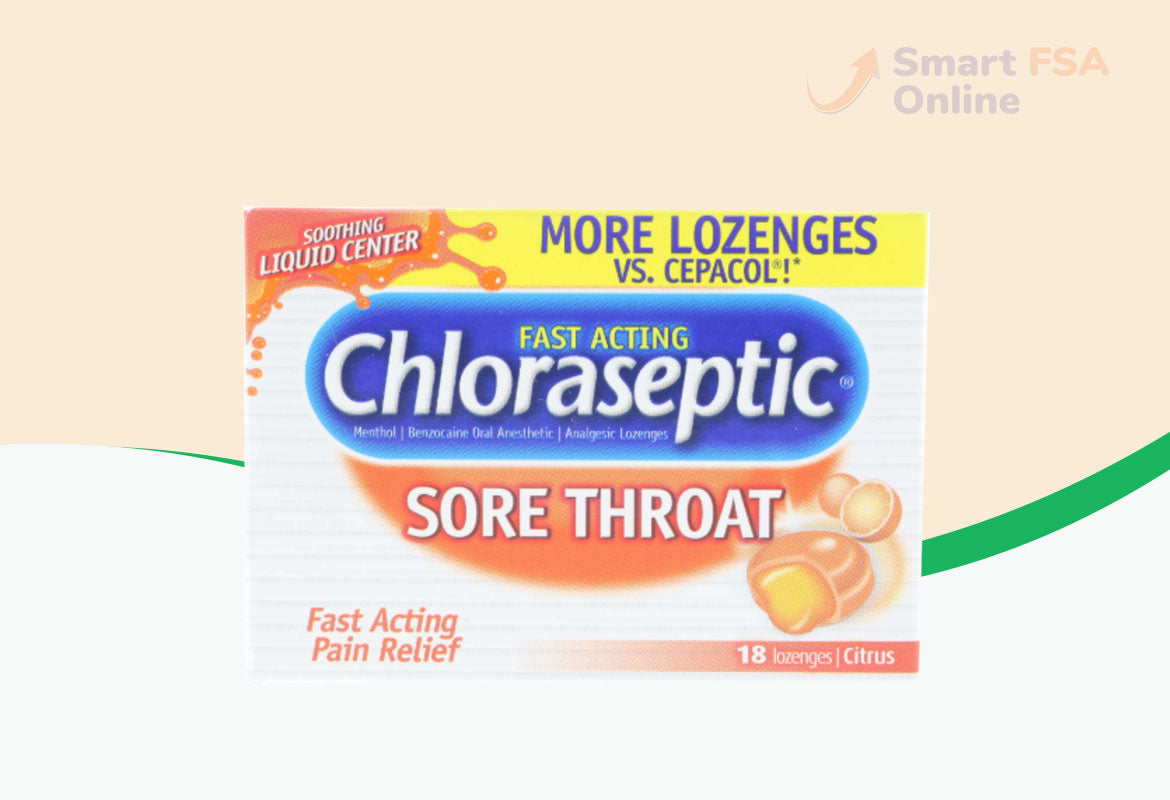 Chloraseptic Citrus Sore Throat Lozenges, 18 ct.