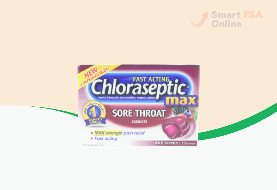 Chloraseptic Max, Wild Berries, Sore Throat Lozenges, 15 ct.