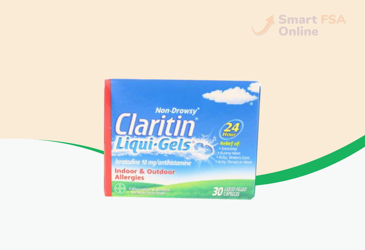 Claritin 24-Hour Non-Drowsy Allergy Relief Liqui-Gels, 30 ct.
