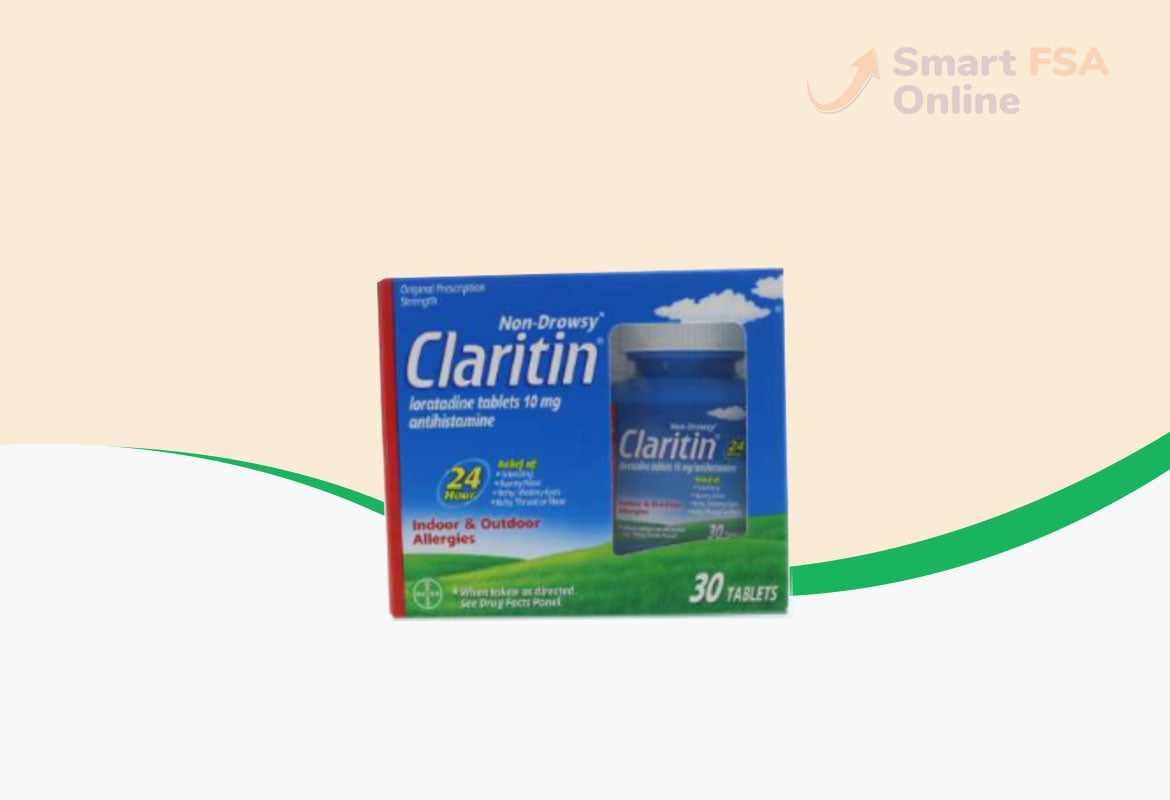 Claritin 24 Hour Allergy Medicine, Non-Drowsy Prescription Strength Allergy Relief, Loratadine Antihistamine Tablets