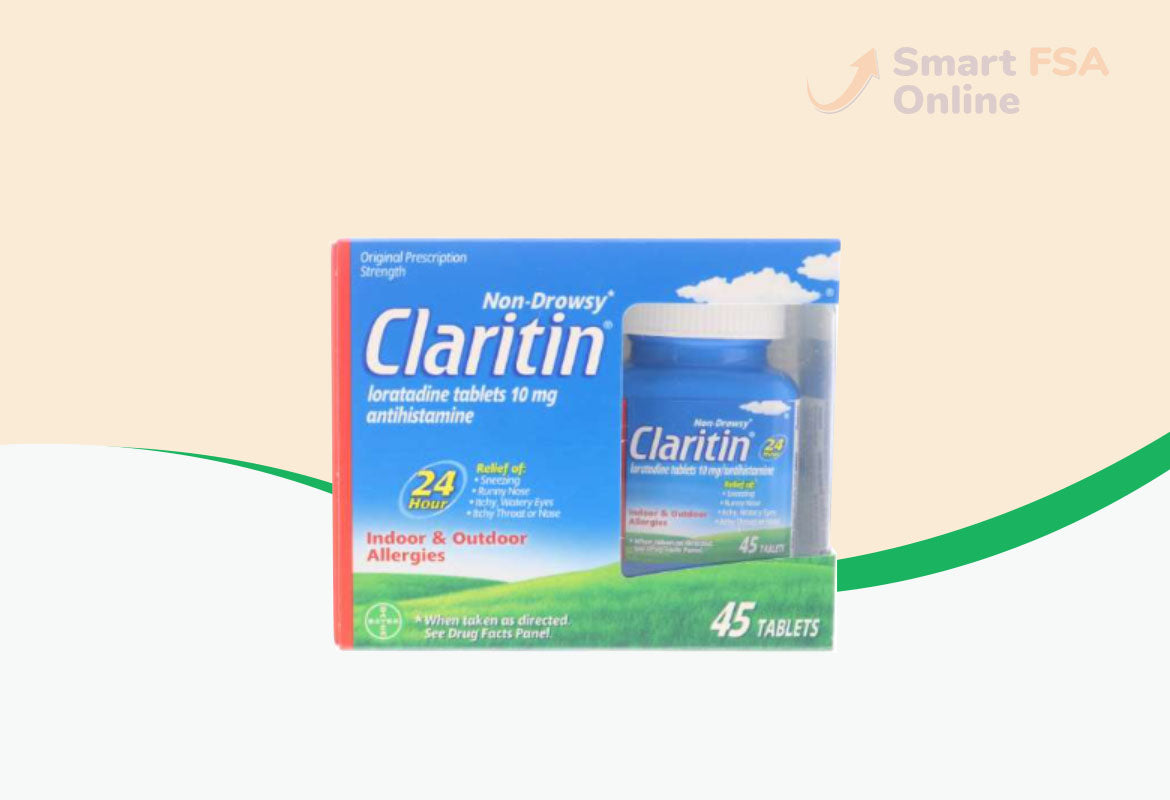 Claritin 24 Hour Allergy Medicine, Non-Drowsy Prescription Strength Allergy Relief, Loratadine Antihistamine Tablets