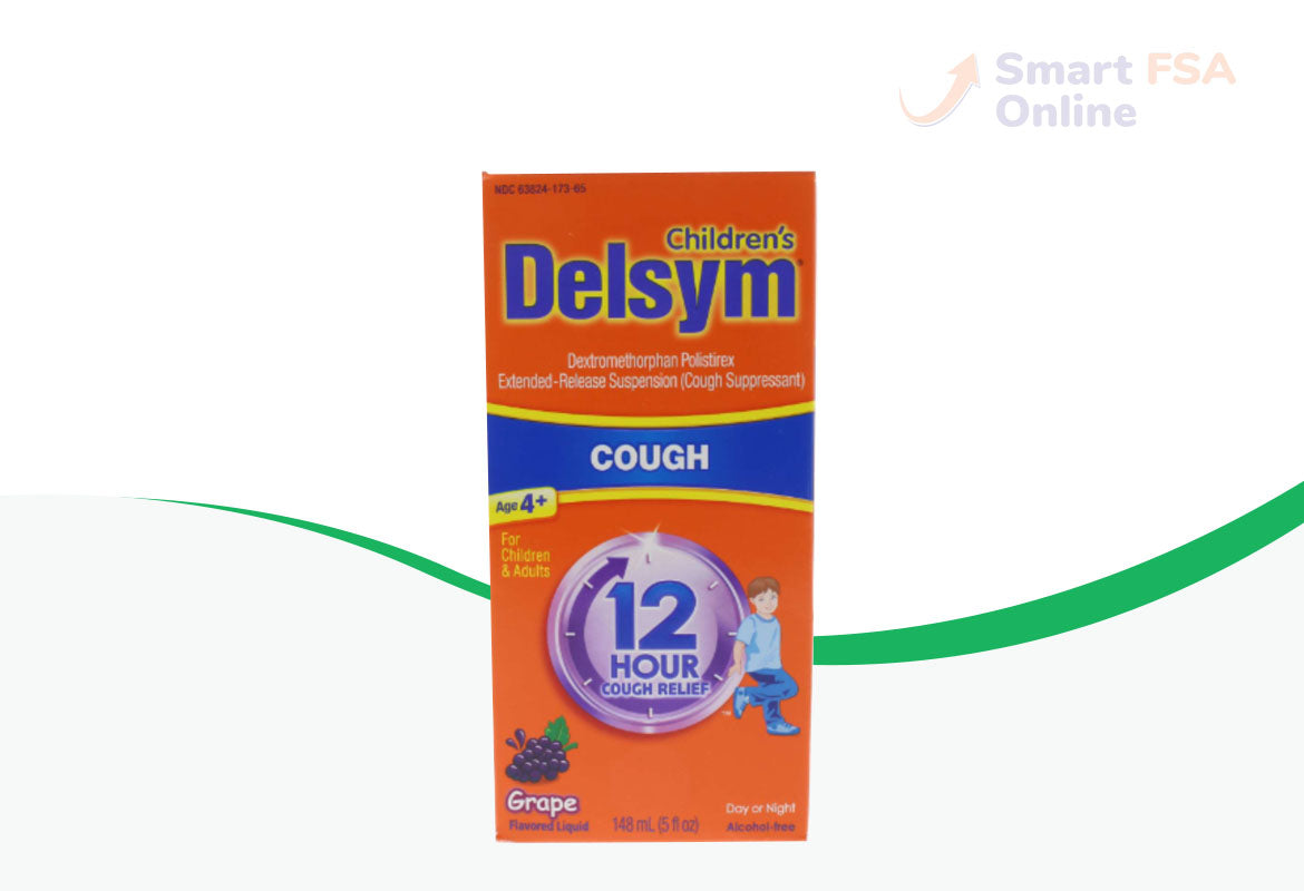 Delsym Children's Liquid, Grape, 5 oz.