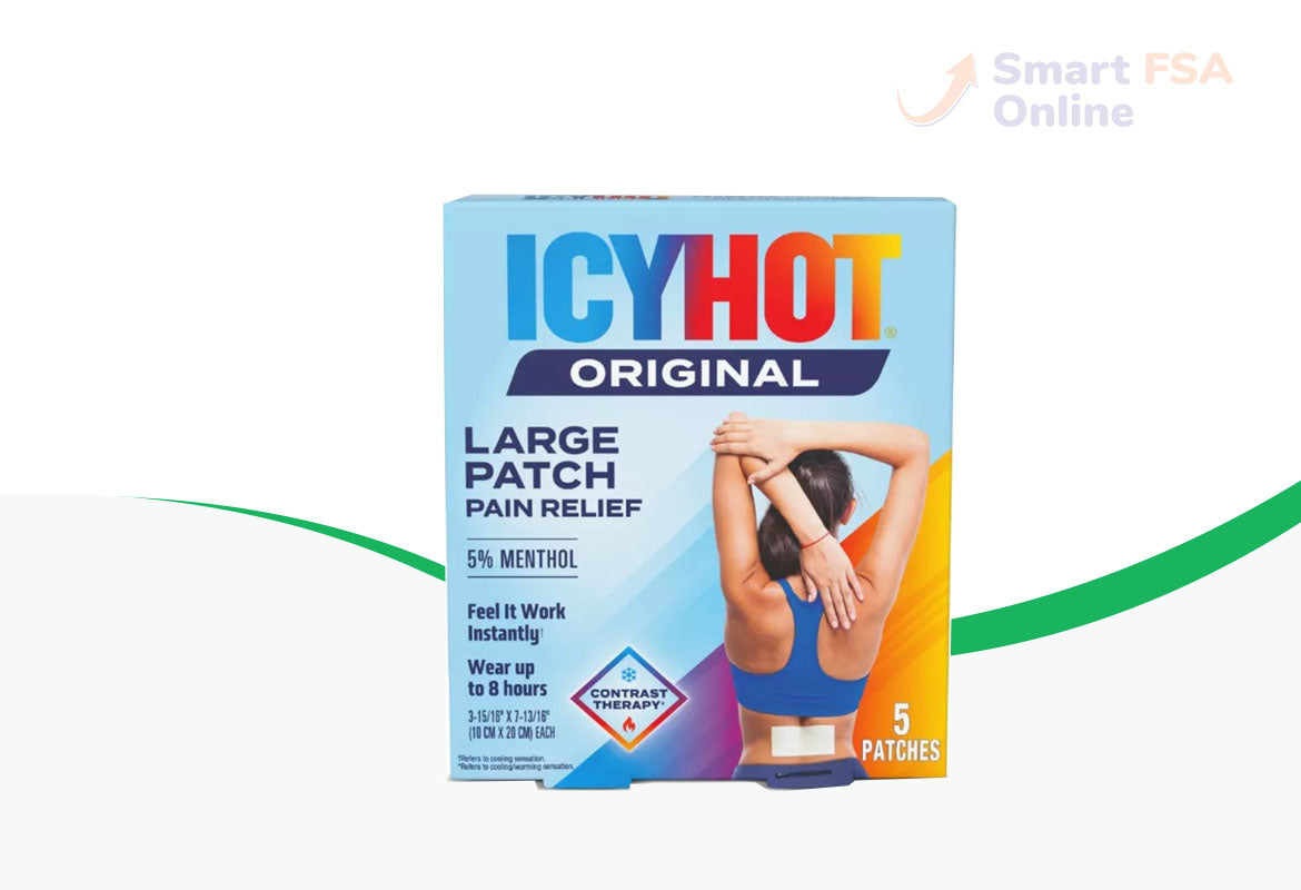 Icy Hot Medicated Back Patch, 5 ct