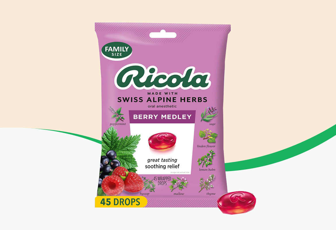 Ricola Berry Medley Throat Drops, 45 ct.