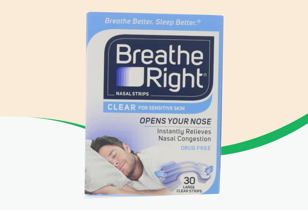 Breathe Right, Clear Strips, Large, 30 ct