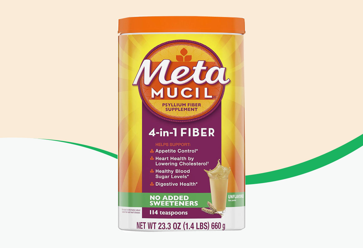 Metamucil Psyllium Fiber Supplement Powder, Sugar Free, Unflavored, 23.3 OZ (1.4 lbs) 660g