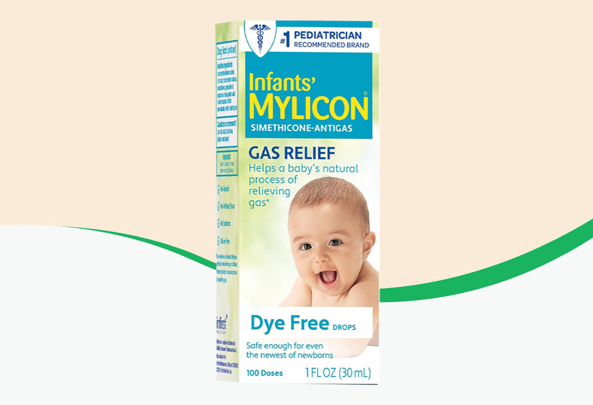 Mylicon Infant Gas Relief Drops, Dye Free, 1.0 fl oz.