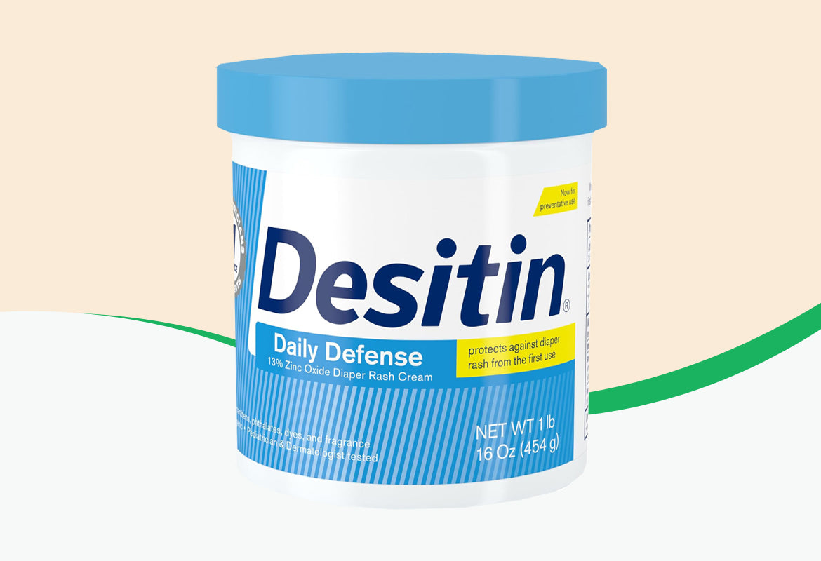 Desitin Daily Defense Zinc Oxide Diaper Rash Cream Jar, 16 oz.
