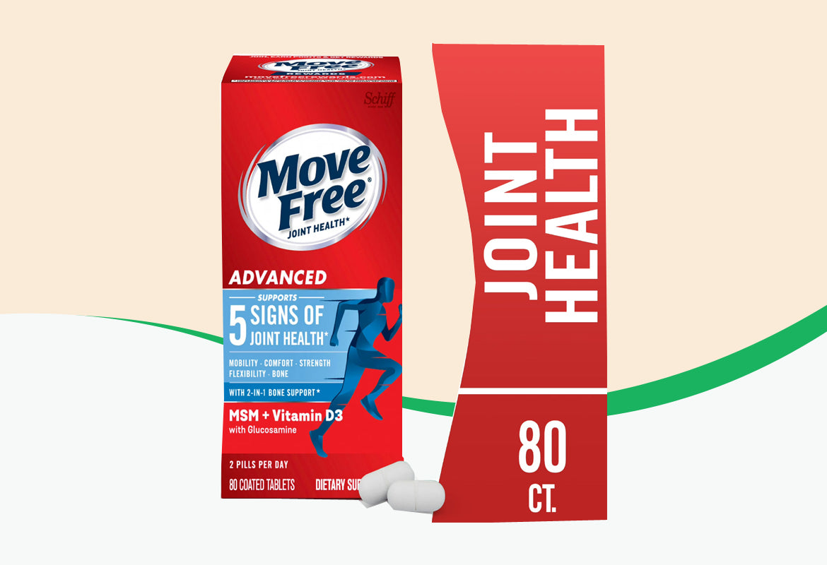 Schiff Move Free Advanced Plus MSM, 80 ct