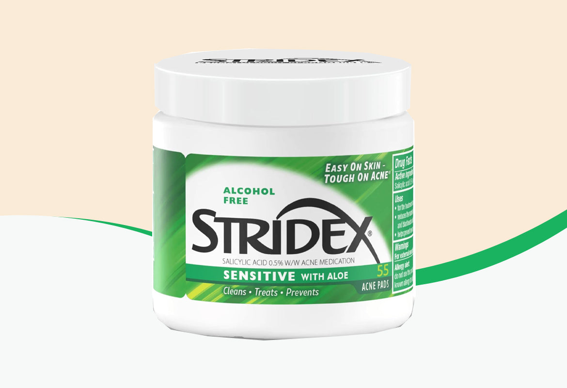 Stridex Medicated Pads Sensitive, 55 ct.
