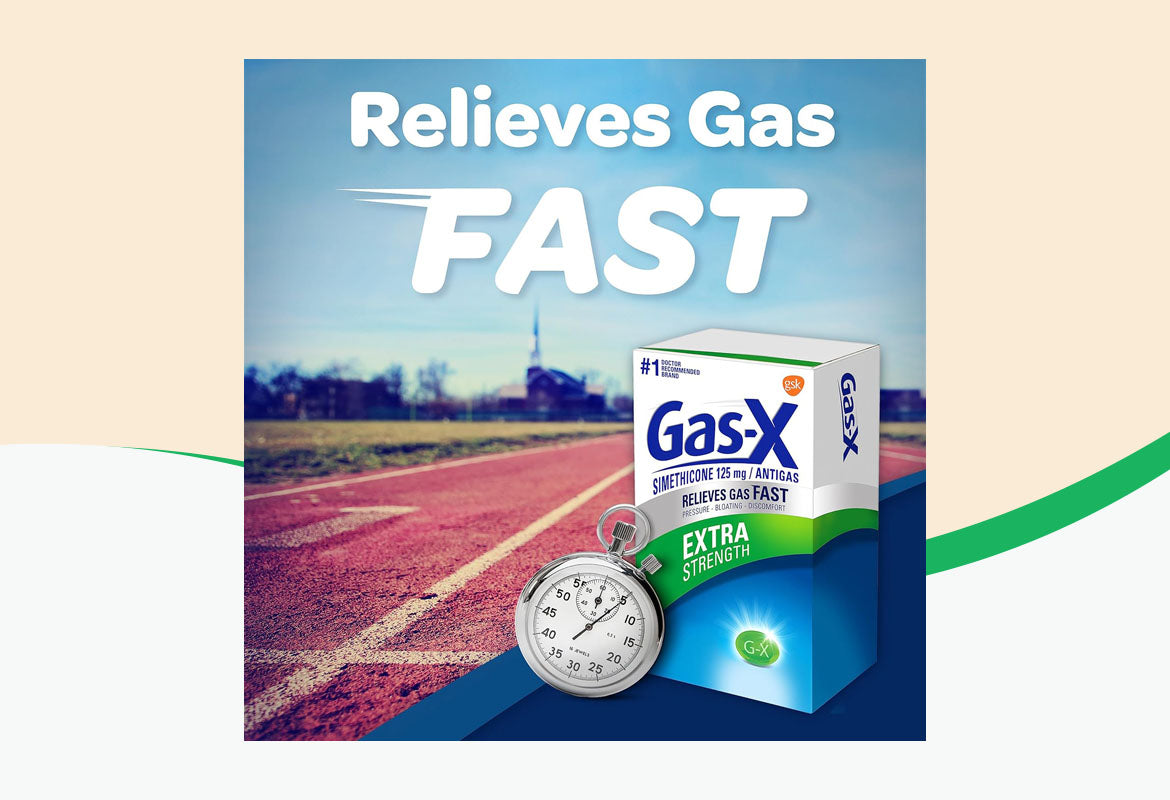 Gas-X Extra Strength Softgel, 125 mg, For Fast Relief From Gas, Bloating & Discomfort, 72 ct.