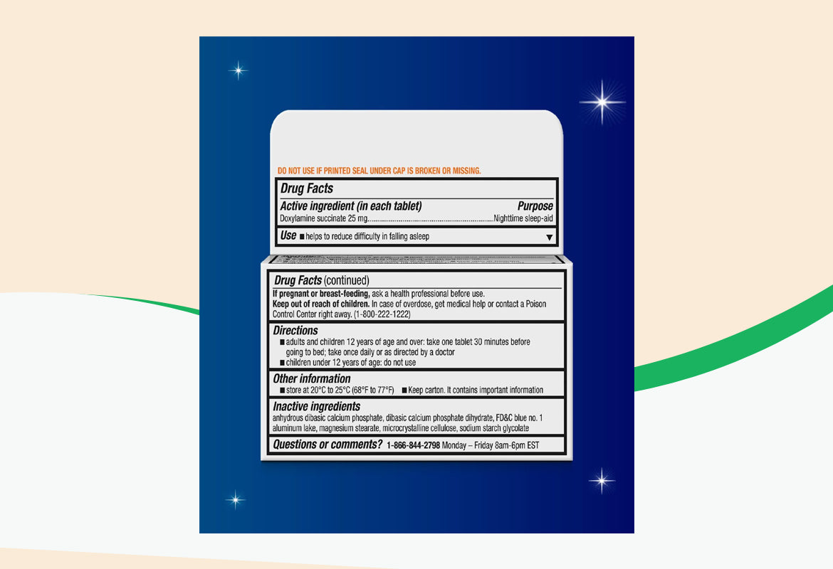 Unisom SleepTabs, Nighttime Sleep-Aid Tablets, 48 ct