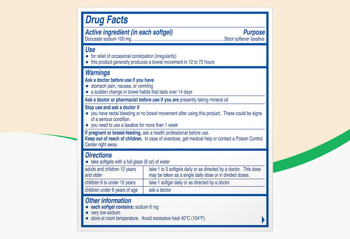 Phillips' Stool Softener Liquid Gels Liquid Gels, 30 ct.