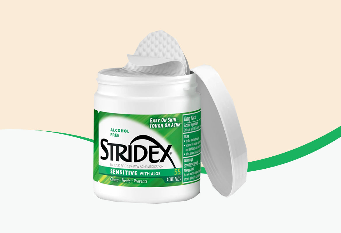 Stridex Medicated Pads Sensitive, 55 ct.