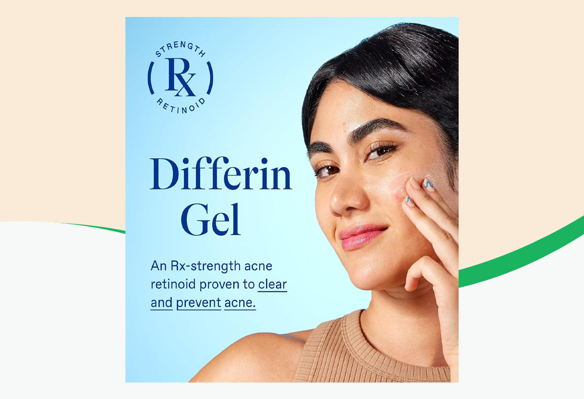 Differin 0.1% Adapalene Treatment Gel, 45g Tube