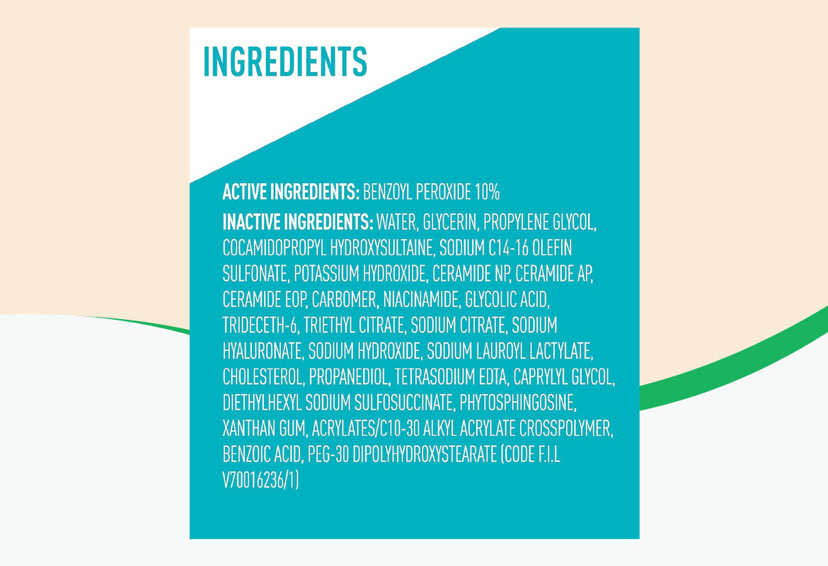 CeraVe Acne Foaming Cream Cleanser, 5 oz.