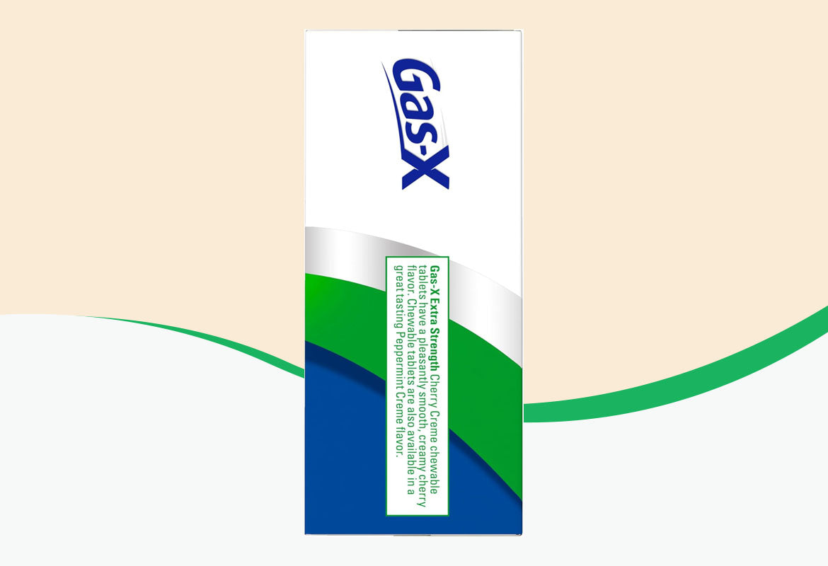 Gas-X Extra Strength Cherry Chewable Tablet, For Fast Relief From Gas, Bloating & Discomfort, 48 ct.