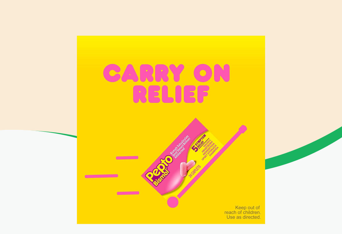 Pepto Caplets, Unflavored, 24 ct.