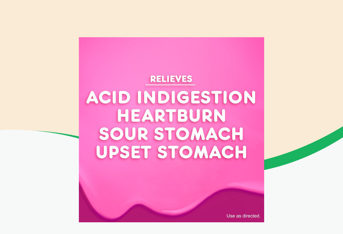 Pepto Kids Antacid Chewable Tablets, Bubble Gum, 24 ct.