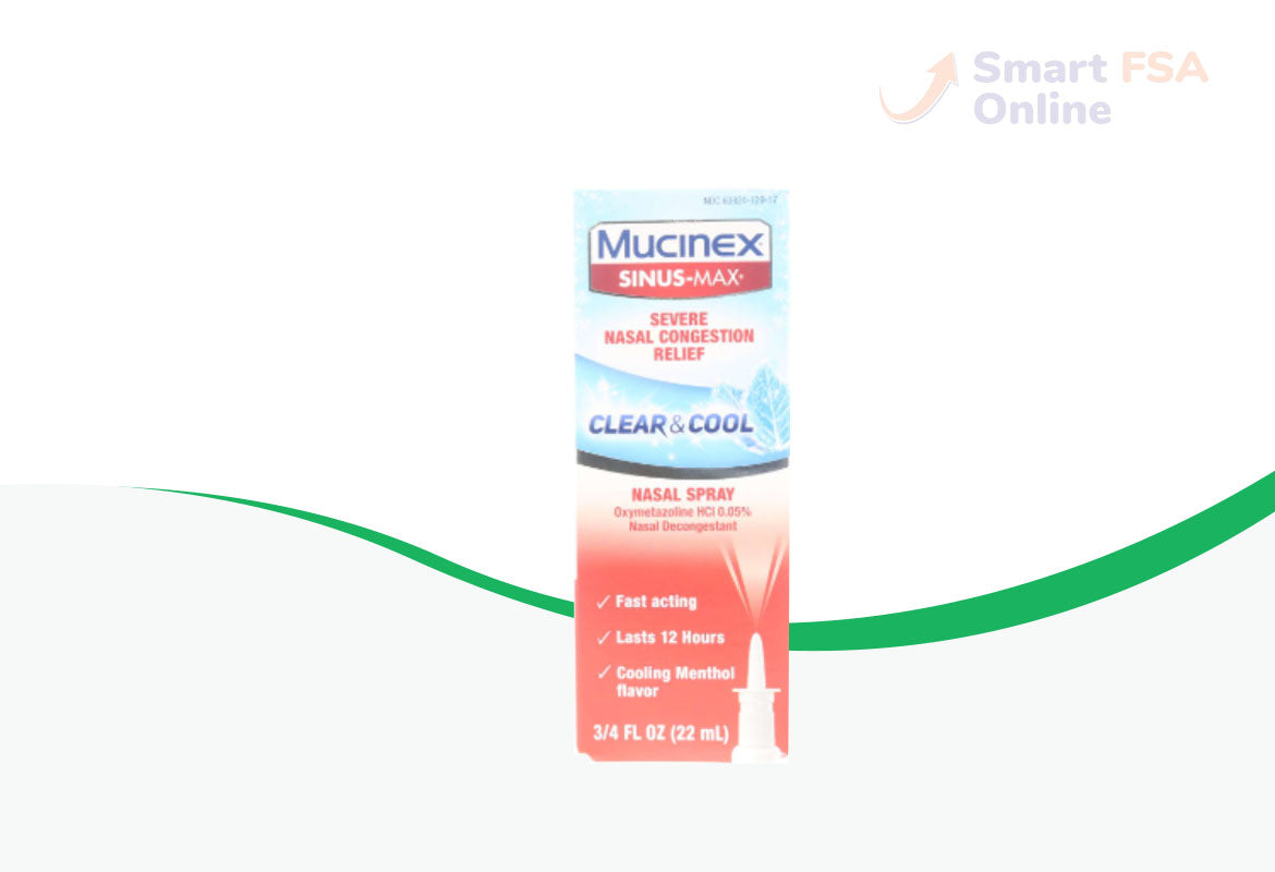 Mucinex Sinus-Max Nasal Spray Clear and Cool, .75 oz. 1 Pack
