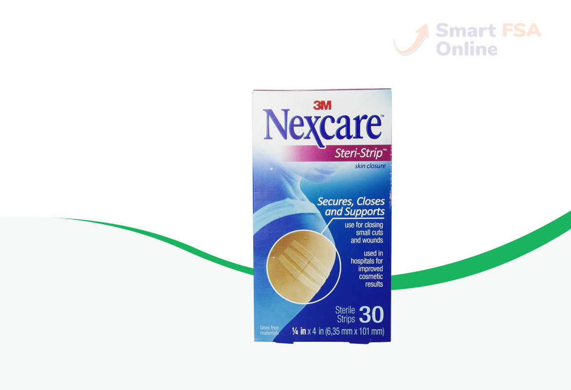 Nexcare First Aid Steri-Strip Skin Closure - 1/2 X4 30 ct.