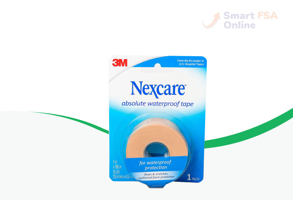 Nexcare Absolute Waterproof Tape, 1" x 5 yds.