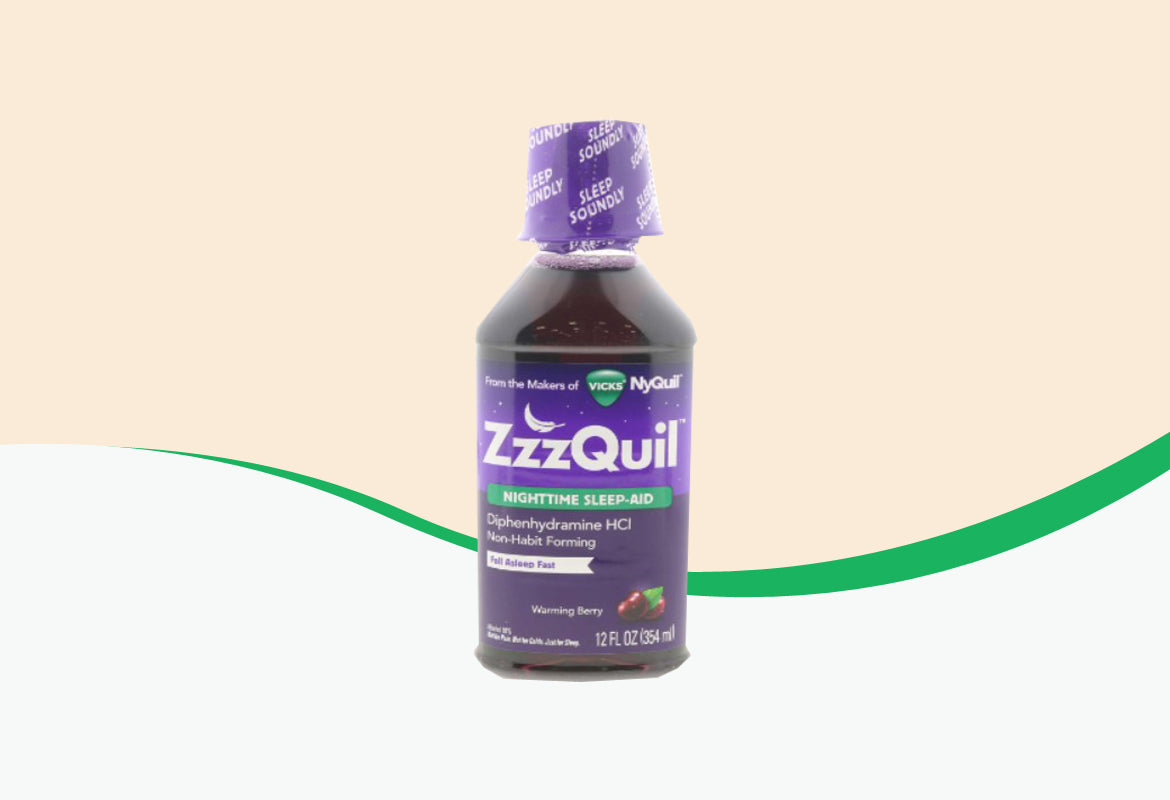 Vicks ZzzQuil Night Pain & Sleep Aid, Midnight Berry, 12 fl oz