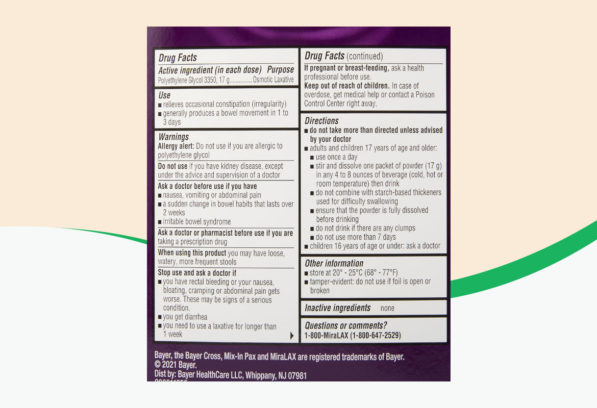 MiraLAX Laxative Powder for Solution