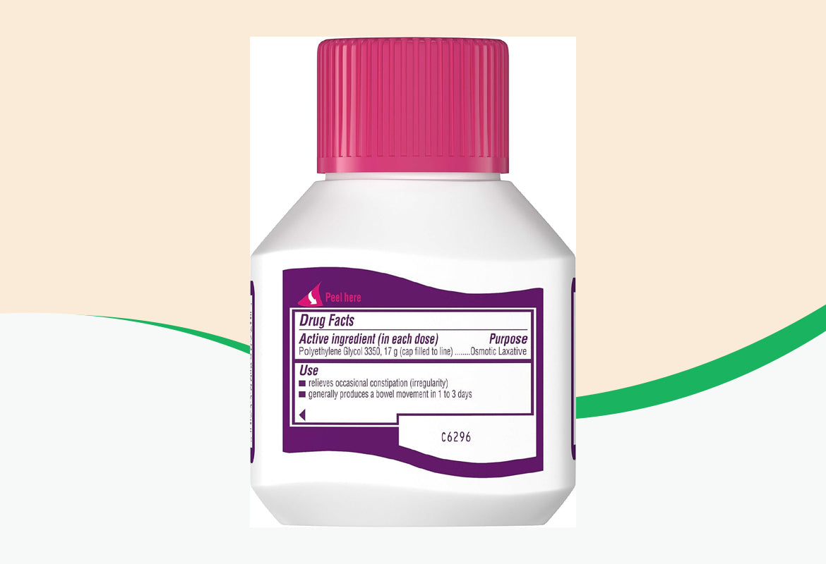 MiraLAX Laxative Powder for Gentle Constipation Relief