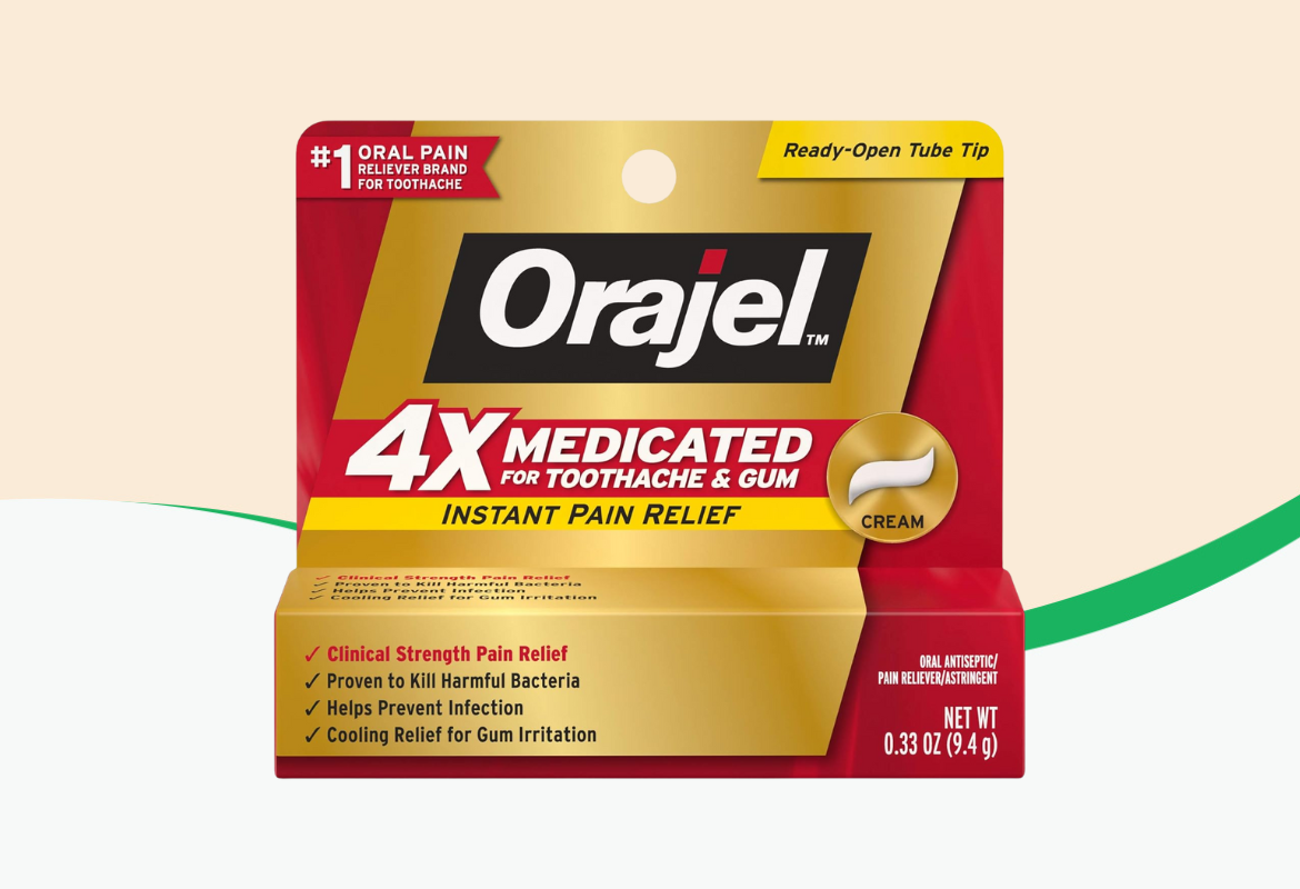 Orajel 4X Medicated For Toothache and Gum, Gel