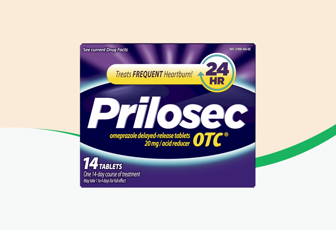 Prilosec OTC Heartburn Relief and Acid Reducer Tablets